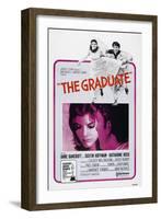 The Graduate, Katharine Ross, Dustin Hoffman, 1967-null-Framed Premium Giclee Print