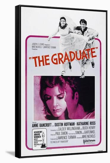 The Graduate, Katharine Ross, Dustin Hoffman, 1967-null-Framed Stretched Canvas