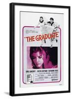 The Graduate, Katharine Ross, Dustin Hoffman, 1967-null-Framed Art Print
