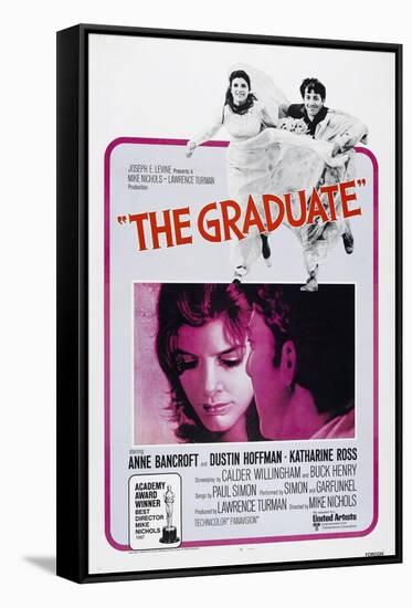 The Graduate, Katharine Ross, Dustin Hoffman, 1967-null-Framed Stretched Canvas