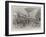 The Graeco-Turkish War, Bluejackets of HMS Anson Route-Marching in Canea-Melton Prior-Framed Giclee Print