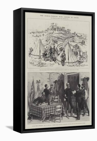 The Graeco-Turkish War, Scenes in Crete-Melton Prior-Framed Stretched Canvas