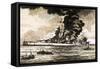The Graf Spee-John S. Smith-Framed Stretched Canvas