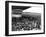 The Graf Zeppelin Airship at Hanworth Aerodrome Surrounded by Onlookers, 1931-null-Framed Premium Photographic Print