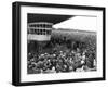 The Graf Zeppelin Airship at Hanworth Aerodrome Surrounded by Onlookers, 1931-null-Framed Premium Photographic Print