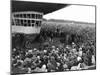 The Graf Zeppelin Airship at Hanworth Aerodrome Surrounded by Onlookers, 1931-null-Mounted Premium Photographic Print