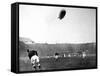 The 'Graf Zeppelin' over Wembley During the F.A. Cup Final-null-Framed Stretched Canvas