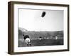 The 'Graf Zeppelin' over Wembley During the F.A. Cup Final-null-Framed Photographic Print