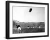 The 'Graf Zeppelin' over Wembley During the F.A. Cup Final-null-Framed Photographic Print