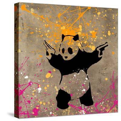 Panda with Guns Giclee Print - The Graffiti Collection