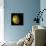 The Grail Free-Air Gravity Map of the Moon-null-Framed Stretched Canvas displayed on a wall