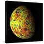 The Grail Free-Air Gravity Map of the Moon-null-Stretched Canvas