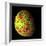 The Grail Free-Air Gravity Map of the Moon-null-Framed Photographic Print