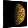 The Grail Free-Air Gravity Map of the Moon-null-Mounted Photographic Print