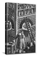 The Grain Store, from 'The Famous Tragedy of the Rich Jew of Malta', Written by Christopher Marlowe-Eric Ravilious-Stretched Canvas