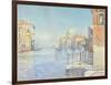 The Gran Canal, Venice, with the Santa Maria Della Salute, 1910-Gunnar Widforss-Framed Giclee Print