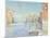 The Gran Canal, Venice, with the Santa Maria Della Salute, 1910-Gunnar Widforss-Mounted Giclee Print