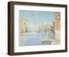 The Gran Canal, Venice, with the Santa Maria Della Salute, 1910-Gunnar Widforss-Framed Premium Giclee Print