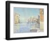 The Gran Canal, Venice, with the Santa Maria Della Salute, 1910-Gunnar Widforss-Framed Premium Giclee Print