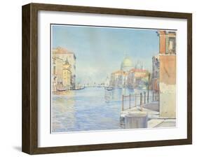 The Gran Canal, Venice, with the Santa Maria Della Salute, 1910-Gunnar Widforss-Framed Giclee Print