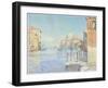 The Gran Canal, Venice, with the Santa Maria Della Salute, 1910-Gunnar Widforss-Framed Giclee Print