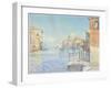 The Gran Canal, Venice, with the Santa Maria Della Salute, 1910-Gunnar Widforss-Framed Giclee Print