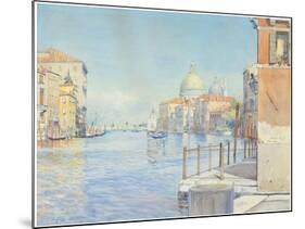 The Gran Canal, Venice, with the Santa Maria Della Salute, 1910-Gunnar Widforss-Mounted Giclee Print