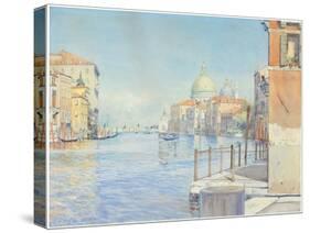 The Gran Canal, Venice, with the Santa Maria Della Salute, 1910-Gunnar Widforss-Stretched Canvas