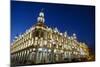 The Gran Teatro (Grand Theater) Illuminated at Night, Havana, Cuba, West Indies, Caribbean-Yadid Levy-Mounted Photographic Print