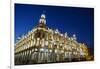 The Gran Teatro (Grand Theater) Illuminated at Night, Havana, Cuba, West Indies, Caribbean-Yadid Levy-Framed Photographic Print