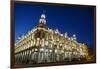 The Gran Teatro (Grand Theater) Illuminated at Night, Havana, Cuba, West Indies, Caribbean-Yadid Levy-Framed Photographic Print