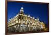 The Gran Teatro (Grand Theater) Illuminated at Night, Havana, Cuba, West Indies, Caribbean-Yadid Levy-Framed Photographic Print