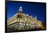 The Gran Teatro (Grand Theater) Illuminated at Night, Havana, Cuba, West Indies, Caribbean-Yadid Levy-Framed Photographic Print