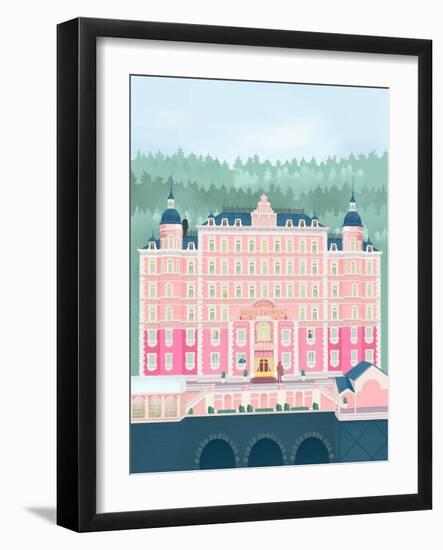 The Grand Budapest Hotel-Petra Lizde-Framed Giclee Print