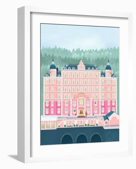 The Grand Budapest Hotel-Petra Lizde-Framed Giclee Print