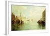 The Grand Canal. 1887-Thomas Moran-Framed Giclee Print