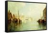 The Grand Canal. 1887-Thomas Moran-Framed Stretched Canvas