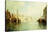 The Grand Canal. 1887-Thomas Moran-Stretched Canvas