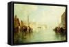 The Grand Canal. 1887-Thomas Moran-Framed Stretched Canvas