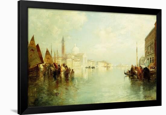 The Grand Canal. 1887-Thomas Moran-Framed Giclee Print