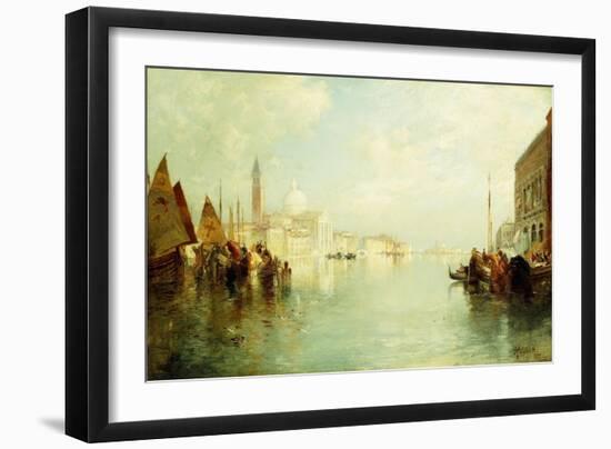 The Grand Canal. 1887-Thomas Moran-Framed Giclee Print