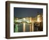 The Grand Canal and Rialto Bridge at Dusk, Venice, Unesco World Heritage Site, Veneto, Italy-Sergio Pitamitz-Framed Photographic Print