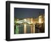 The Grand Canal and Rialto Bridge at Dusk, Venice, Unesco World Heritage Site, Veneto, Italy-Sergio Pitamitz-Framed Photographic Print