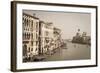 The Grand Canal and the Domed Santa Maria Della Salute, Venice, Veneto, Italy, Europe-Amanda Hall-Framed Photographic Print