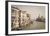 The Grand Canal and the Domed Santa Maria Della Salute, Venice, Veneto, Italy, Europe-Amanda Hall-Framed Photographic Print