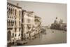 The Grand Canal and the Domed Santa Maria Della Salute, Venice, Veneto, Italy, Europe-Amanda Hall-Mounted Photographic Print