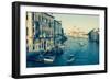 The Grand Canal and the Domed Santa Maria Della Salute, Venice, Veneto, Italy, Europe-Amanda Hall-Framed Photographic Print