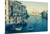 The Grand Canal and the Domed Santa Maria Della Salute, Venice, Veneto, Italy, Europe-Amanda Hall-Mounted Photographic Print