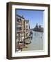 The Grand Canal and the Domed Santa Maria Della Salute, Venice, Veneto, Italy-Amanda Hall-Framed Photographic Print