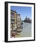 The Grand Canal and the Domed Santa Maria Della Salute, Venice, Veneto, Italy-Amanda Hall-Framed Photographic Print